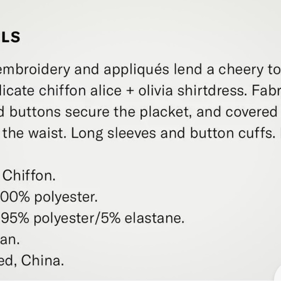 Alice+Olivia floral embellished long-sleeved dress - Picture 6 of 6